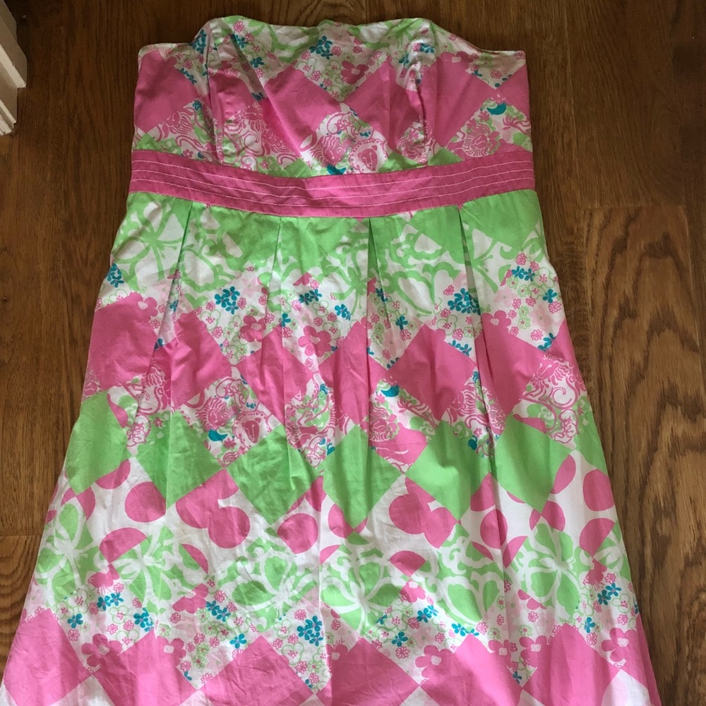 Size 12 Lily Pulitzer strapless dress